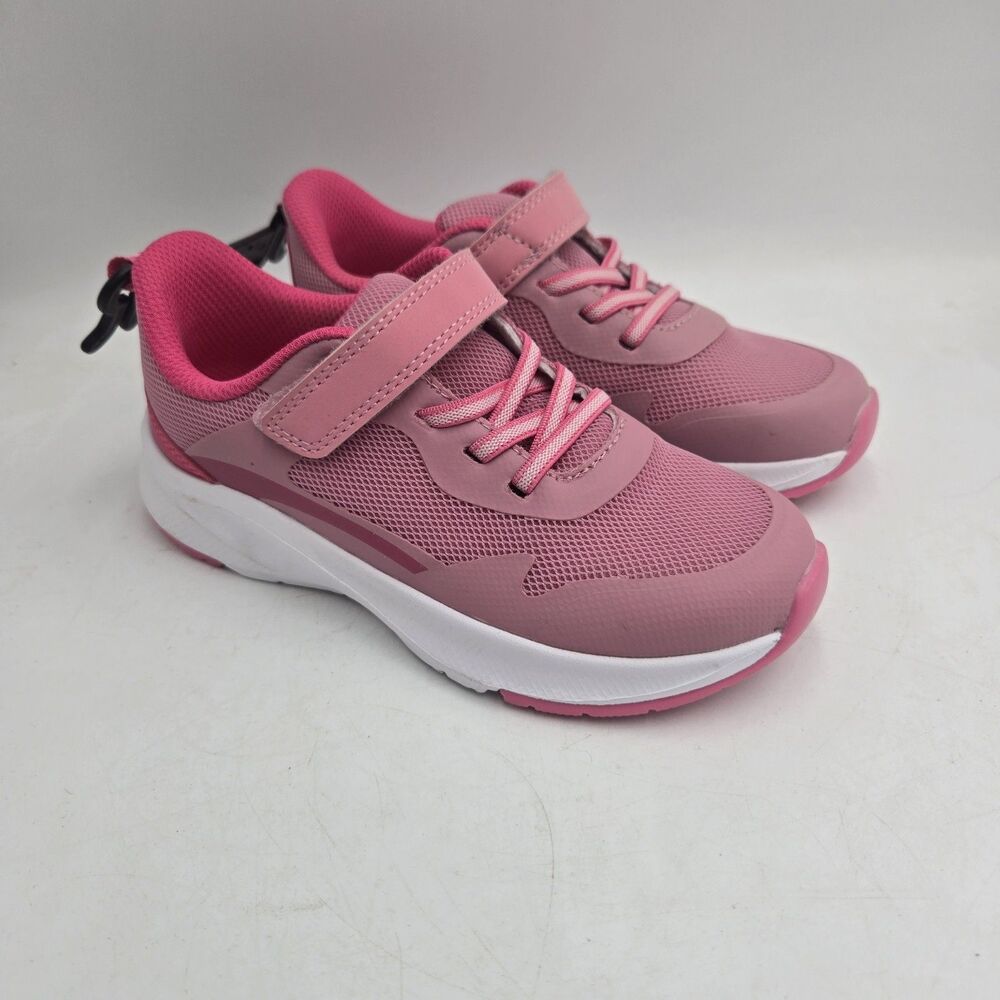 Athletic Works Girls Pink Mesh Jog 2.0 Sneakers Size 12 Memory Foam NWT
